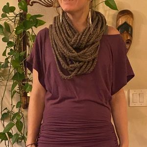 Portland, Oregon Craft Designer Knit Scarf